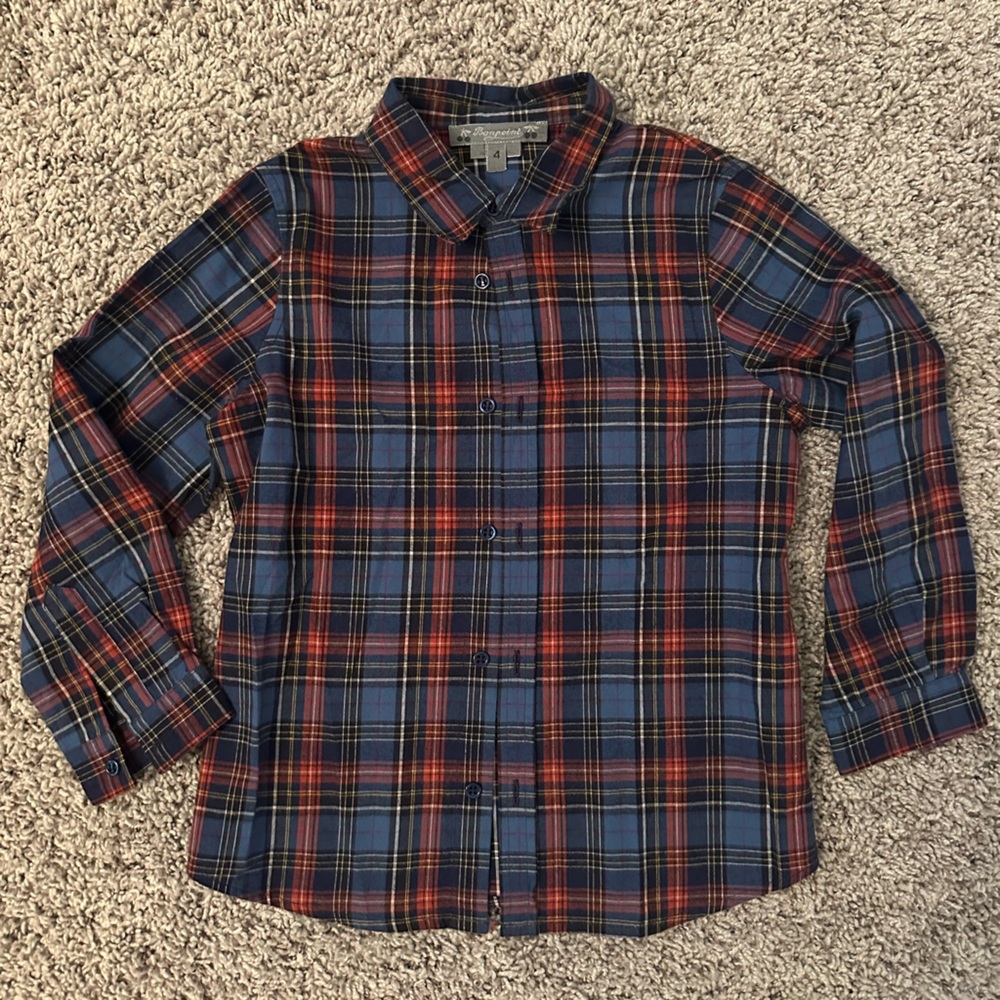 Bonpoint boys button up